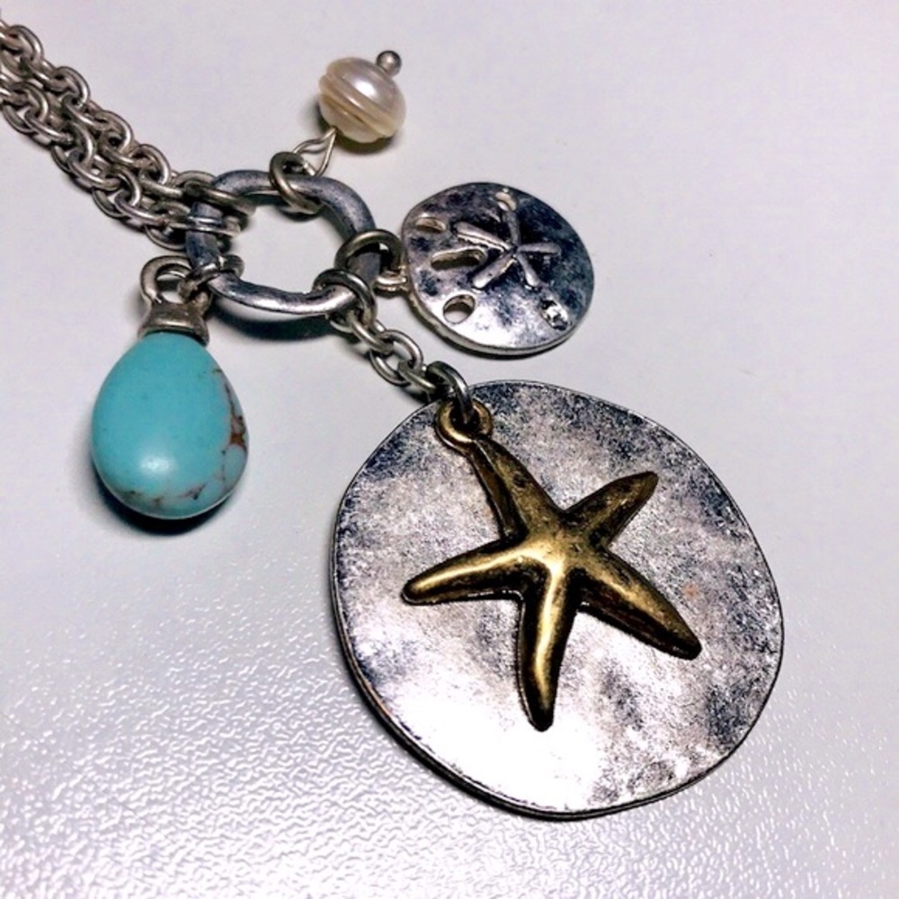 LOVE & STARFISH WISHES Necklace & Earrings Set - Picture 4 of 9